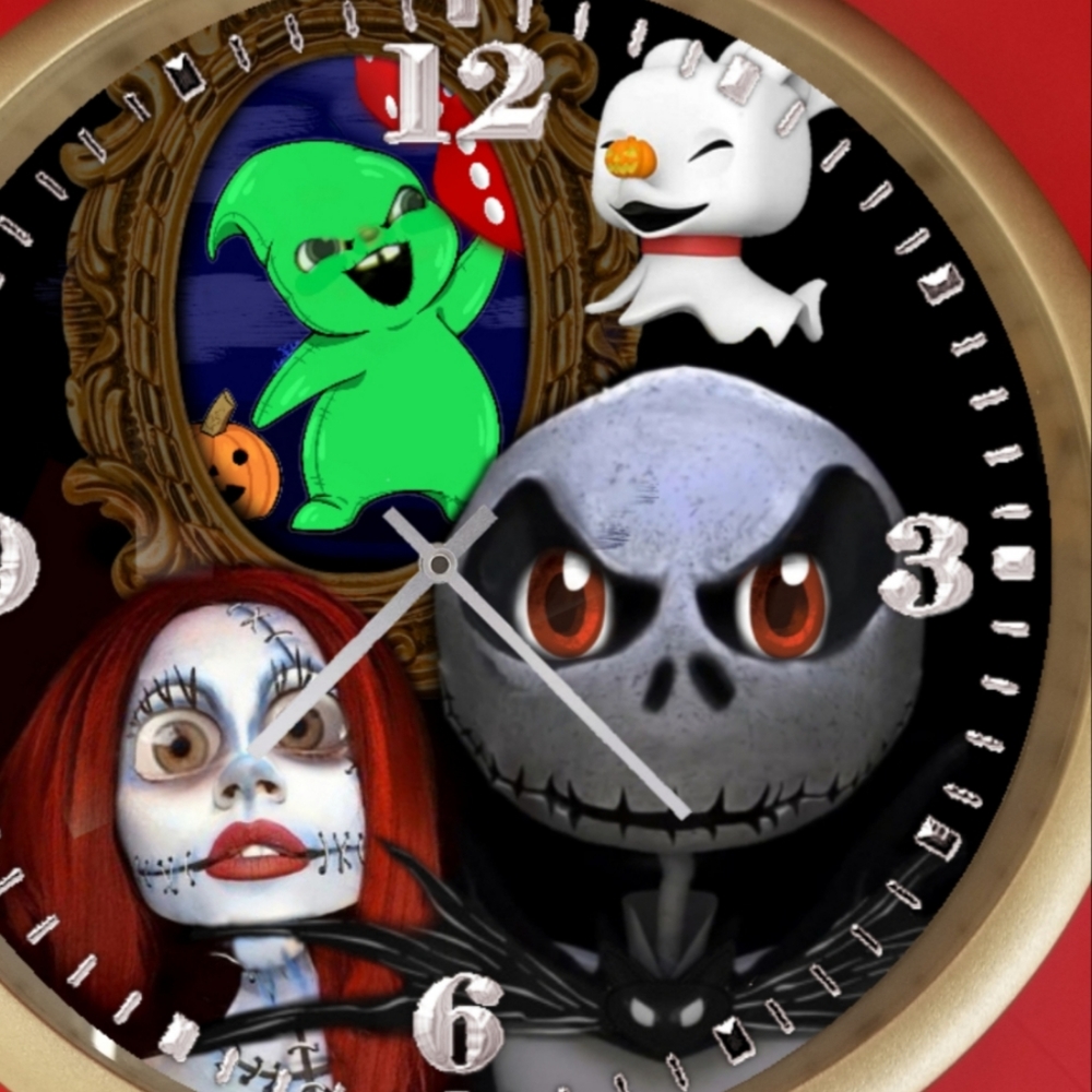 Jack n sally nbc led clock